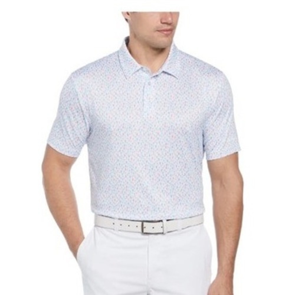 Ben Hogan Men's Conversational Perrformance Print Golf Polo‎ Shirt size XL